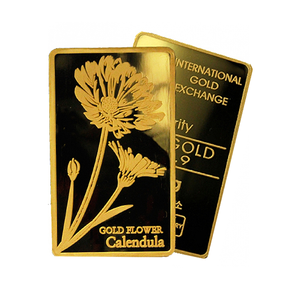 국제금거래소,[황금의 꽃 시리즈III] " Calendula " 골드바 37.5g (금잔화)