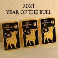 2021 BULL 100g 골드바 (황소)