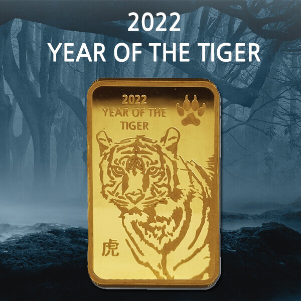 국제금거래소,2022 TIGER 100g 골드바 (호랑이)