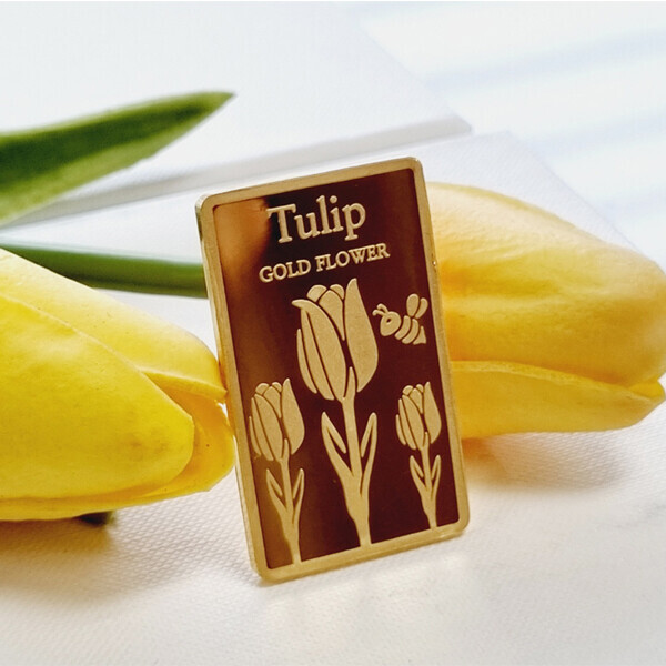 국제금거래소,[황금의 꽃 시리즈 VI ] " Tulip " 골드바 100g (튤립)